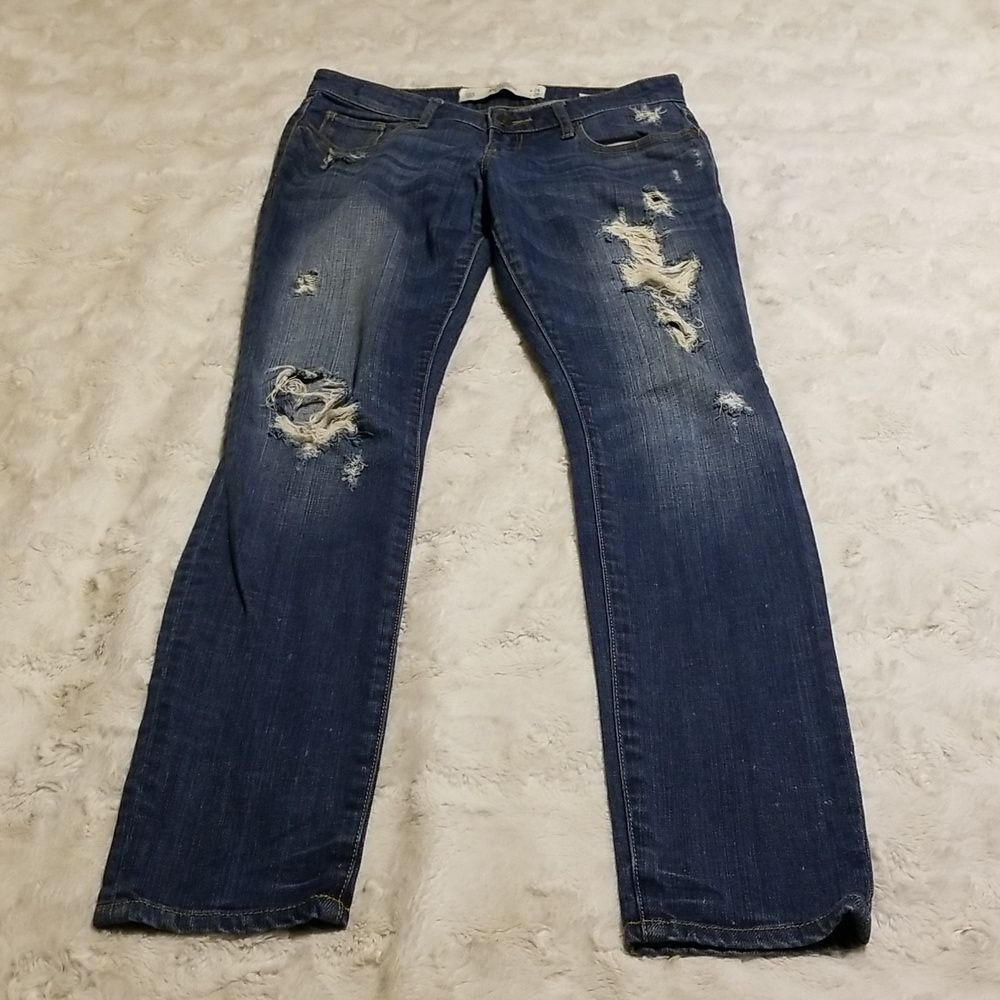 Abercrombie & Fitch Distressed Destroyed Jeans Denim 00S W24 x L29